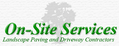 On-Site Services ~ landscape paving and driveway